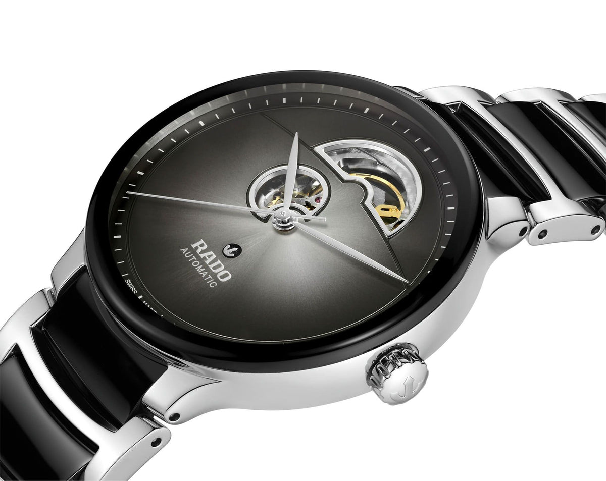 Rado Centrix Automatic Unisex Watches in Round case & Grey Dial R30012152