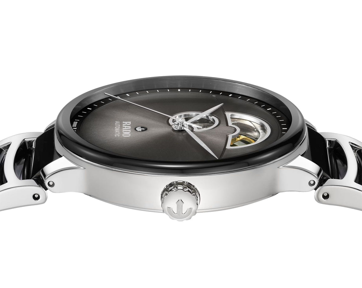 Rado Centrix Automatic Unisex Watches in Round case & Grey Dial R30012152