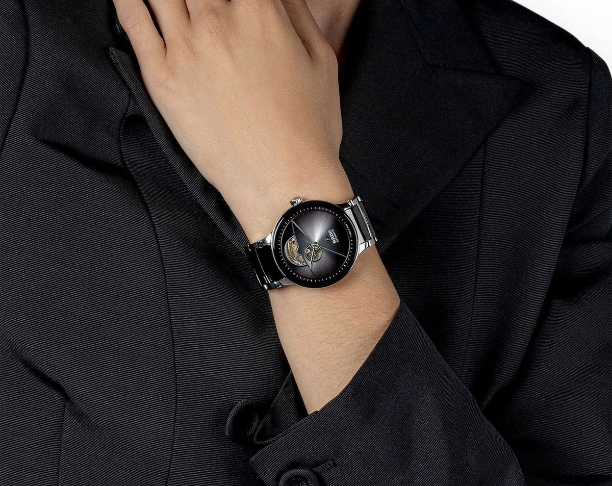 Rado Centrix Automatic Unisex Watches in Round case & Grey Dial R30012152