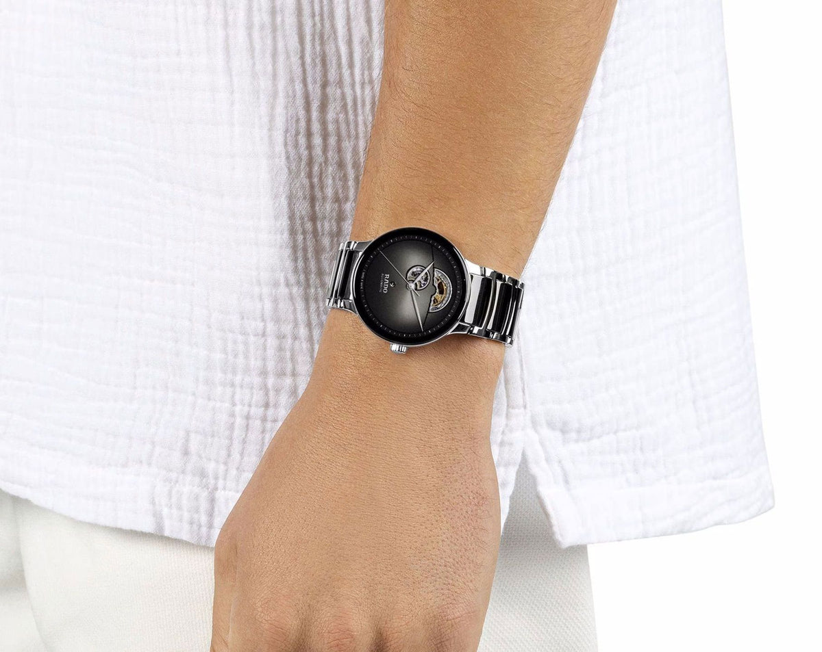Rado Centrix Automatic Unisex Watches in Round case & Grey Dial R30012152