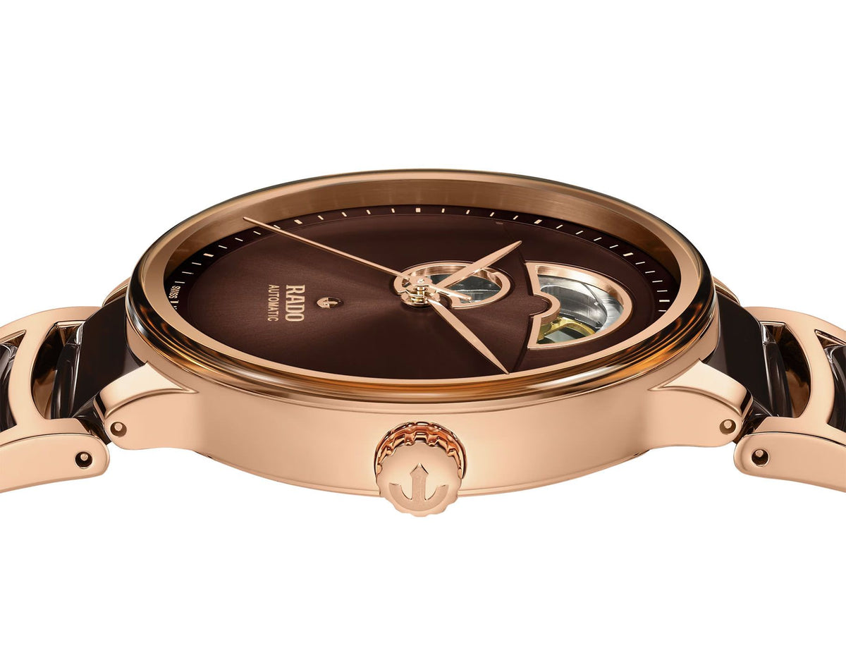 Rado Centrix Automatic Unisex Watches in Round case & Brown Dial R30013302