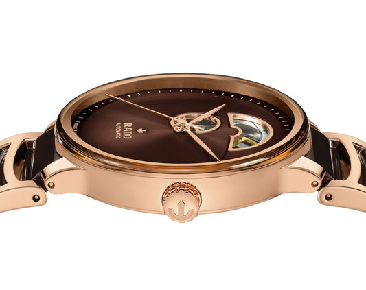 Rado Centrix Automatic Unisex Watches in Round case & Brown Dial R30013302