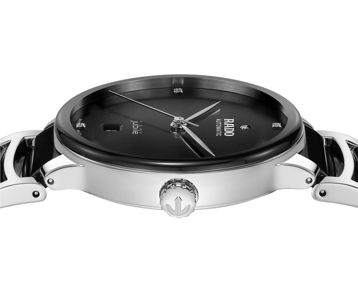 Rado Centrix Automatic Unisex Watches in Round case & Black Dial R30018712