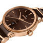 Rado Centrix Automatic Women Watches in Round case & Brown Dial R30019302