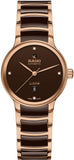 Rado Centrix Automatic Women Watches in Round case & Brown Dial R30019712