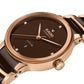 Rado Centrix Automatic Women Watches in Round case & Brown Dial R30019712