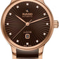 Rado Centrix Automatic Women Watches in Round case & Brown Dial R30019732