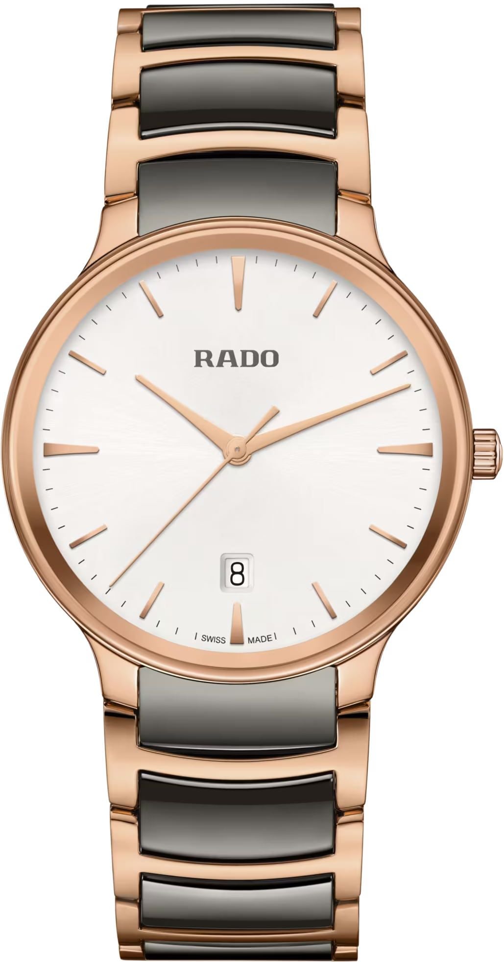 Rado Centrix Quartz Unisex Watches in Round case & White Dial R30023012