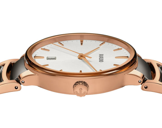 Rado Centrix Quartz Unisex Watches in Round case & White Dial R30023012