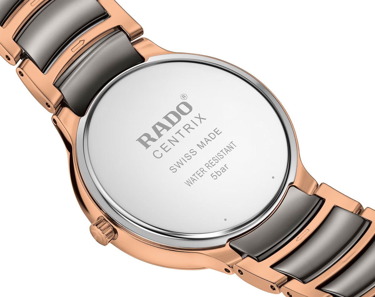 Rado Centrix Quartz Unisex Watches in Round case & White Dial R30023012