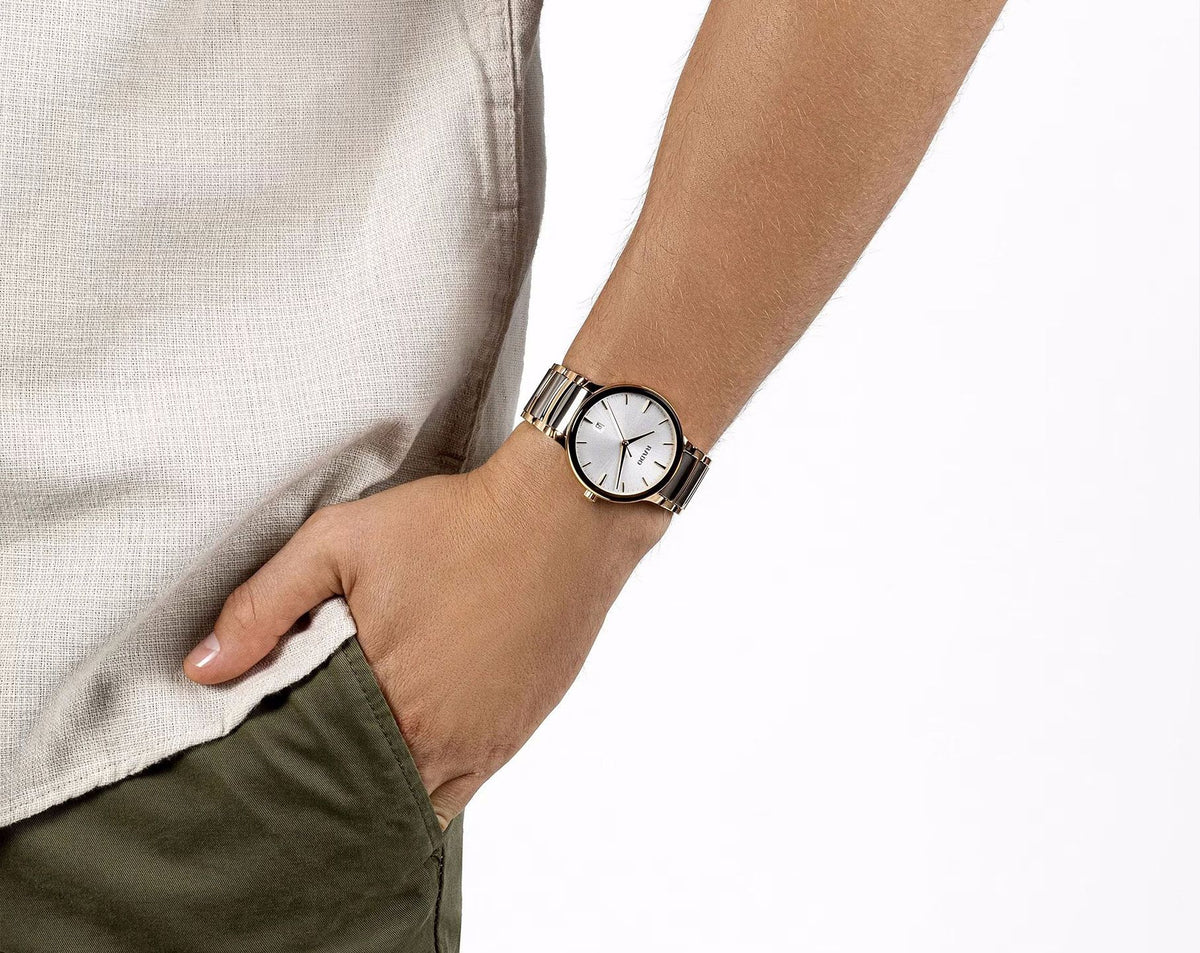 Rado Centrix Quartz Unisex Watches in Round case & White Dial R30023012