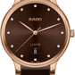 Rado Centrix Quartz Unisex Watches in Round case & Brown Dial R30023732
