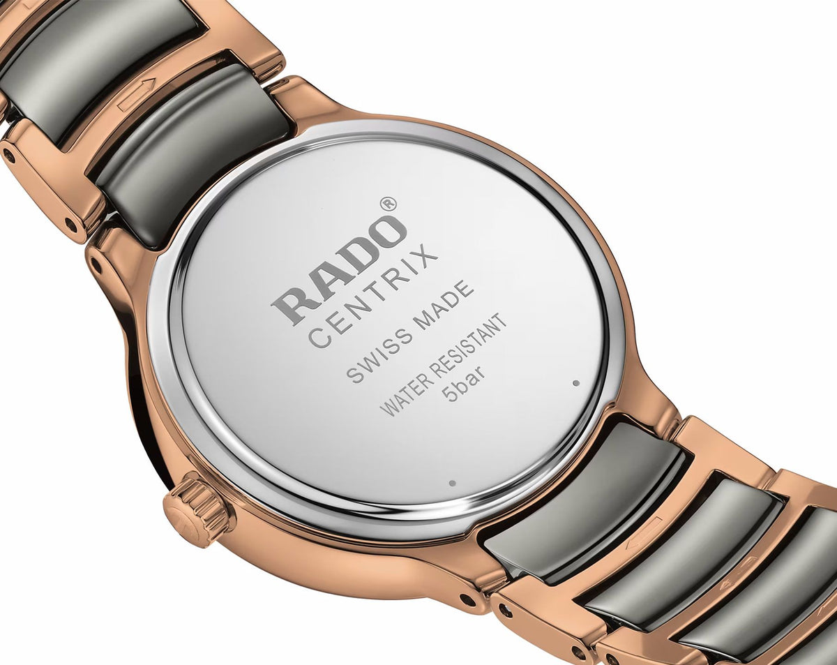 Rado Centrix Quartz Women Watches in Round case & White Dial R30024012