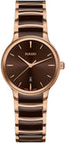 Rado Centrix Quartz Women Watches in Round case & Brown Dial R30024302