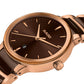 Rado Centrix Quartz Women Watches in Round case & Brown Dial R30024302