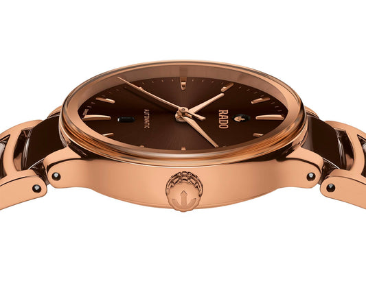 Rado Centrix Quartz Women Watches in Round case & Brown Dial R30024302