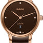 Rado Centrix Quartz Women Watches in Round case & Brown Dial R30024712