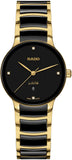Rado Centrix Quartz Women Watches in Round case & Black Dial R30025712