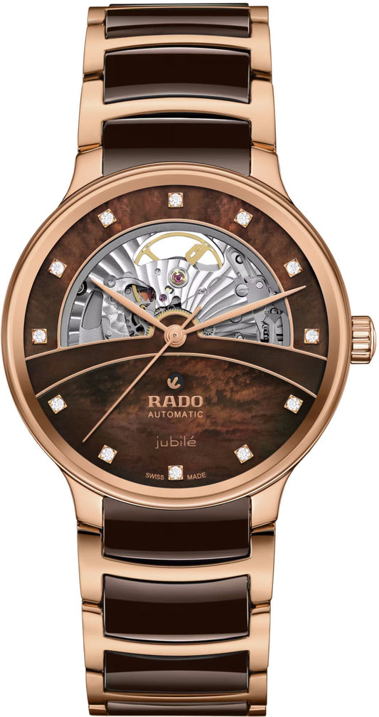 Rado Centrix Automatic Unisex Watches in Round case & Mother-of-Pearl Dial R30028902