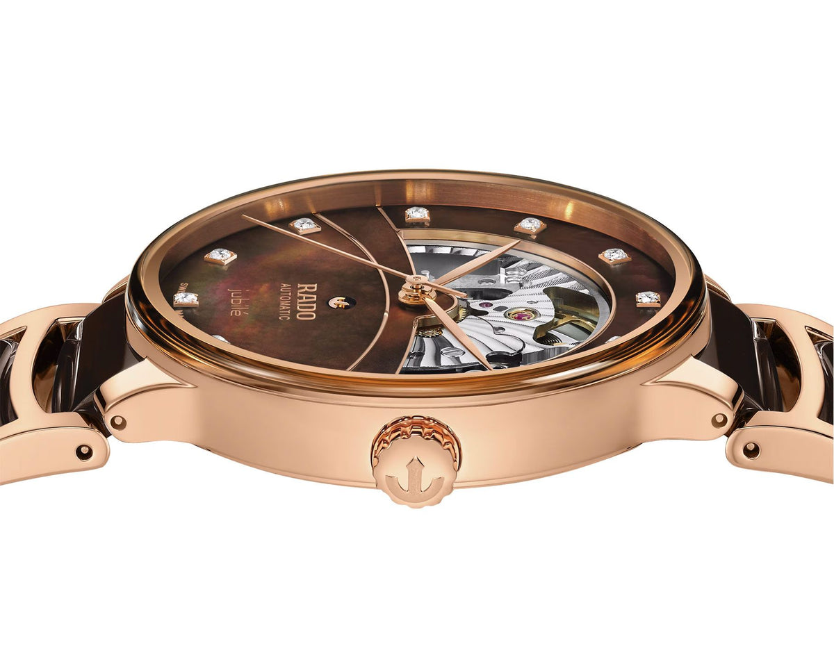 Rado Centrix Automatic Unisex Watches in Round case & Mother-of-Pearl Dial R30028902