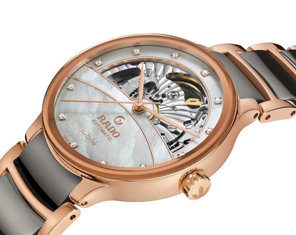 Rado Centrix Automatic Women Watches in Round case & Mother-of-Pearl Dial R30029912