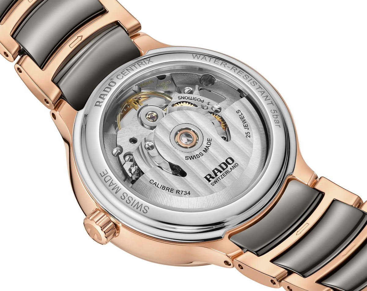 Rado Centrix Automatic Women Watches in Round case & Mother-of-Pearl Dial R30029912