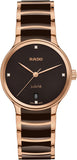 Rado Centrix Quartz Women Watches in Round case & Brown Dial R30038712