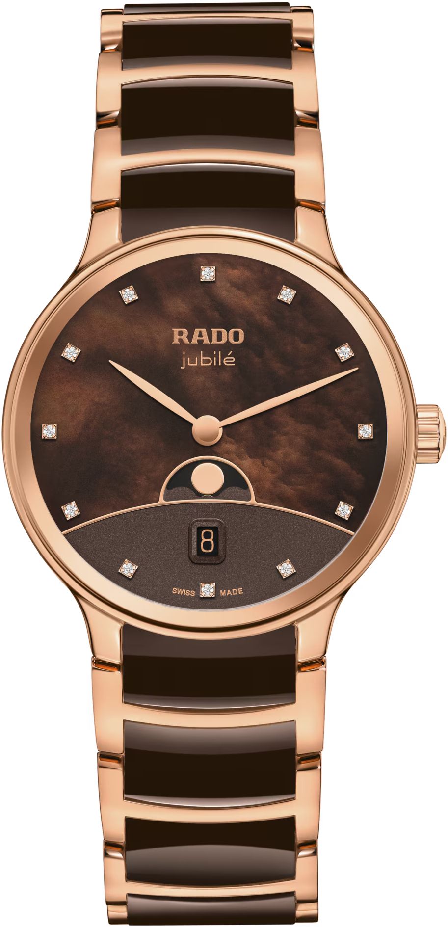 Rado Centrix Quartz Women Watches in Round case & Mother-of-Pearl Dial R30232902