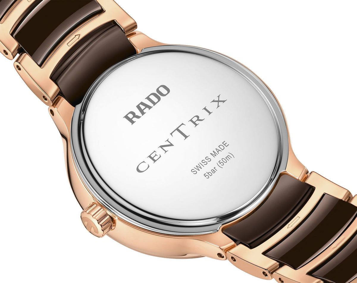 Rado Centrix Quartz Women Watches in Round case & Mother-of-Pearl Dial R30232902