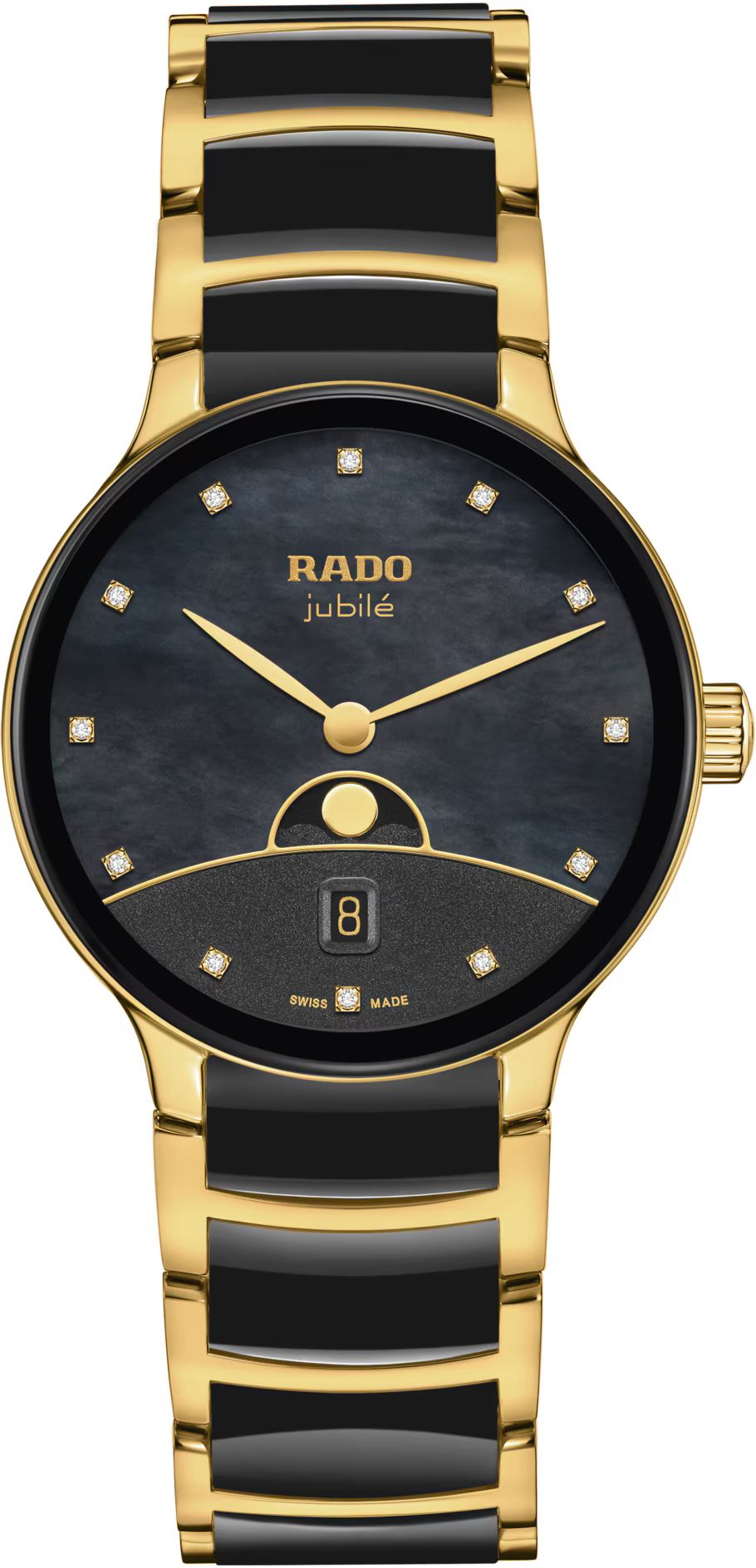 Rado Centrix Quartz Women Watches in Round case & Mother-of-Pearl Dial R30233942