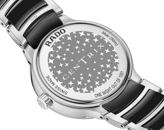 Rado Centrix Quartz Women Watches in Round case & Black Dial R30234762