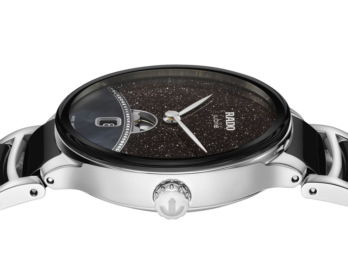 Rado Centrix Quartz Women Watches in Round case & Black Dial R30234762