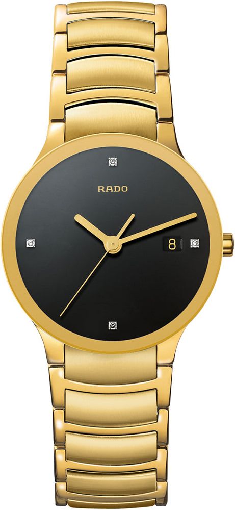 Rado Centrix Quartz Men Watches in Round case & Black Dial R30527713