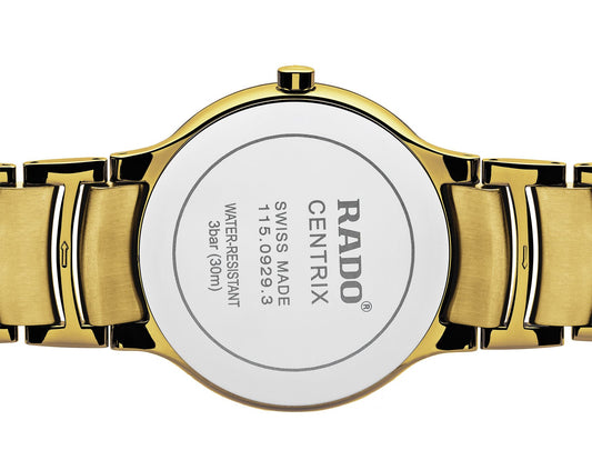 Rado Centrix Quartz Men Watches in Round case & Black Dial R30527713