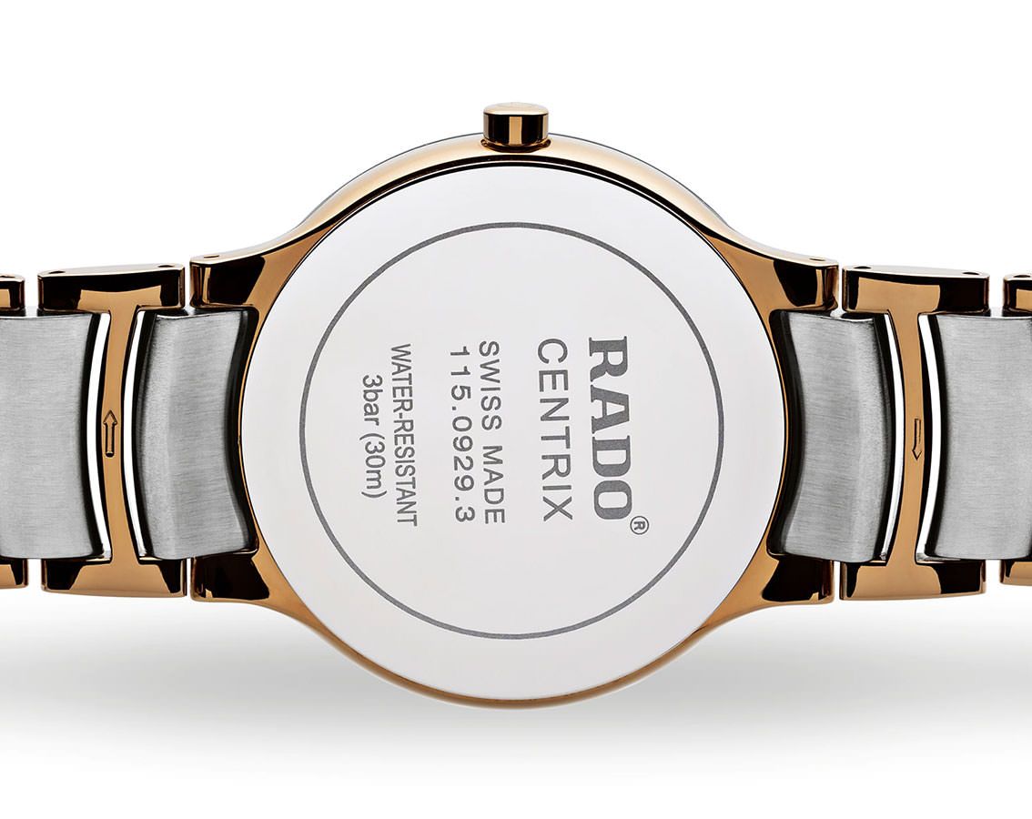 Rado Centrix Quartz Unisex Watches in Round case & Brown Dial R30554723