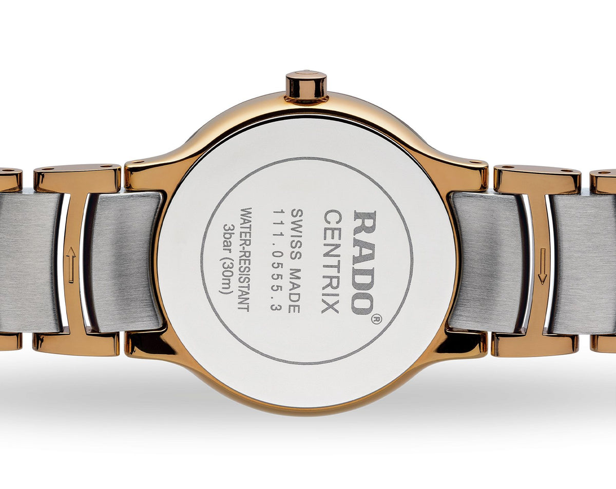 Rado Centrix Quartz Women Watches in Round case & Brown Dial R30555723