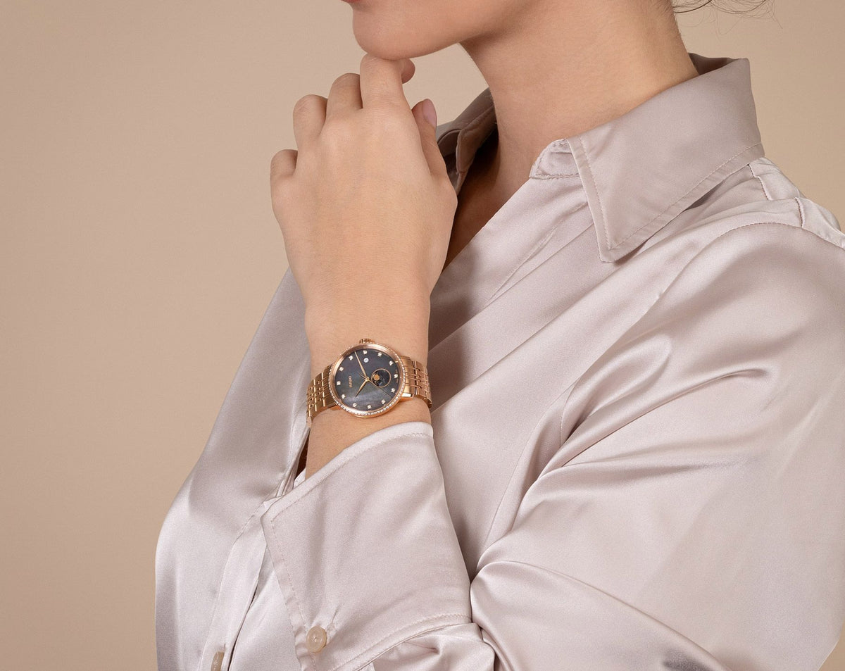 Rado Coupole Quartz Women Watches in Round case & Mother-of-Pearl Dial R22885903