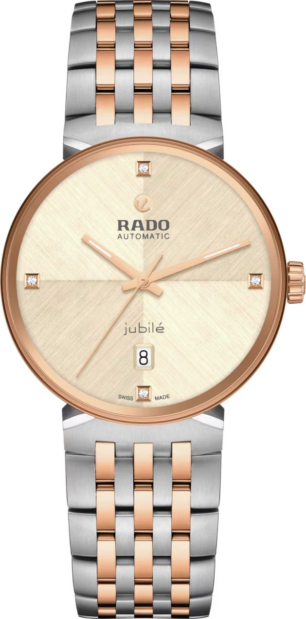 Rado Florence Automatic Unisex Watches in Round case & Champagne Dial R48903703