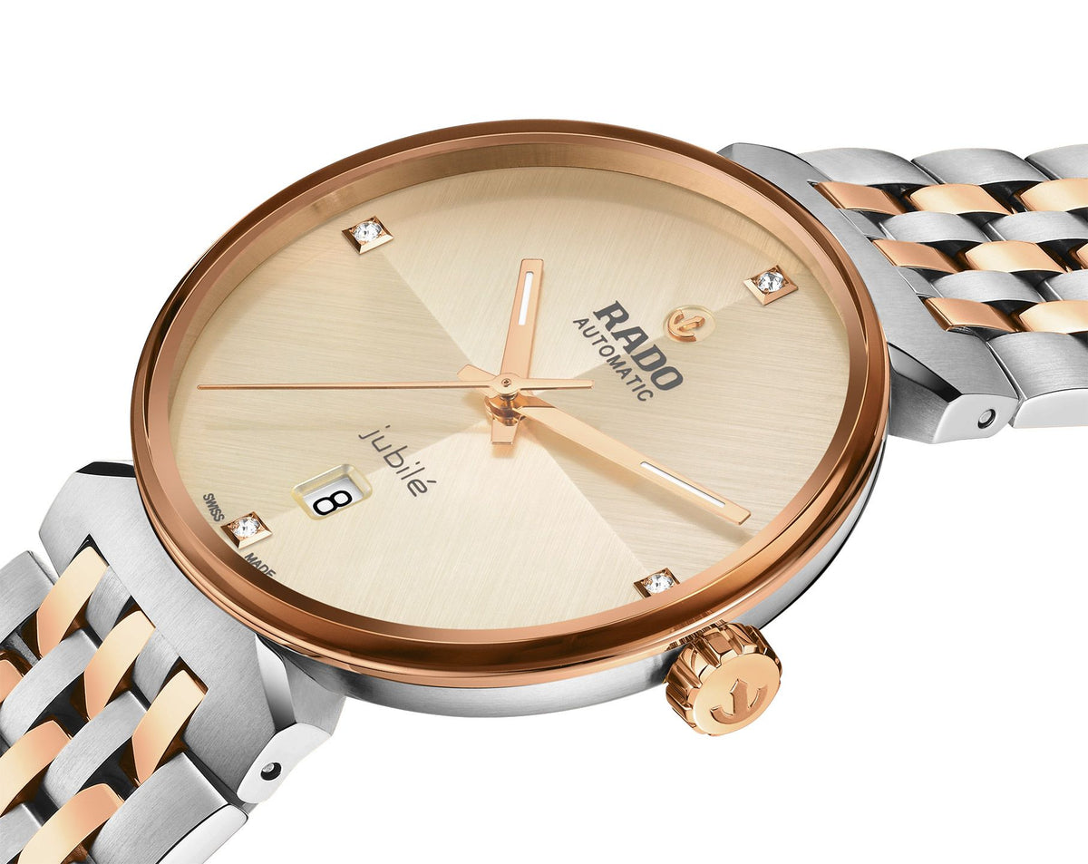 Rado Florence Automatic Unisex Watches in Round case & Champagne Dial R48903703