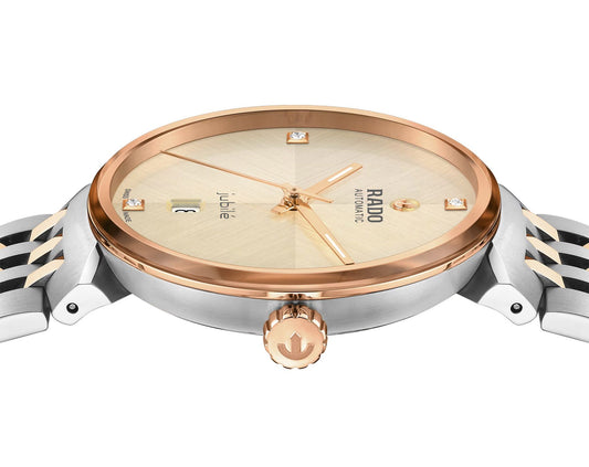 Rado Florence Automatic Unisex Watches in Round case & Champagne Dial R48903703