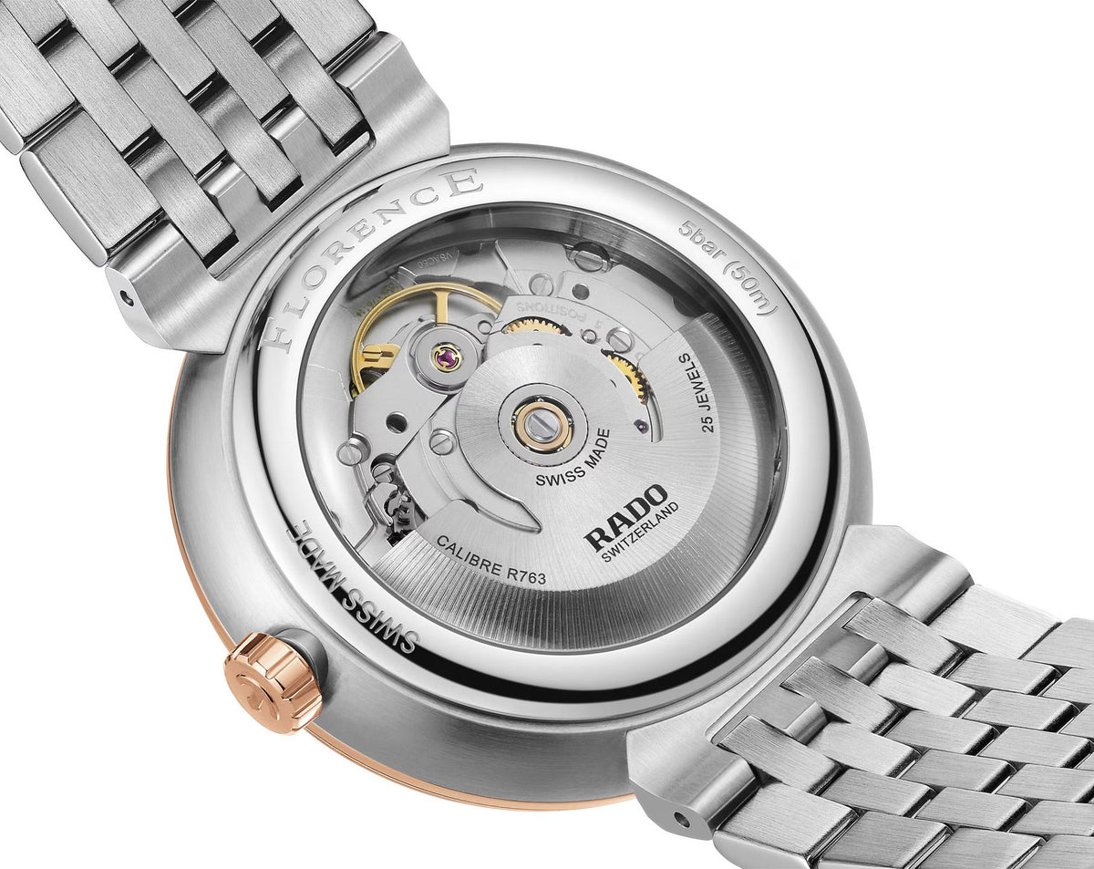 Rado Florence Automatic Unisex Watches in Round case & Champagne Dial R48903703