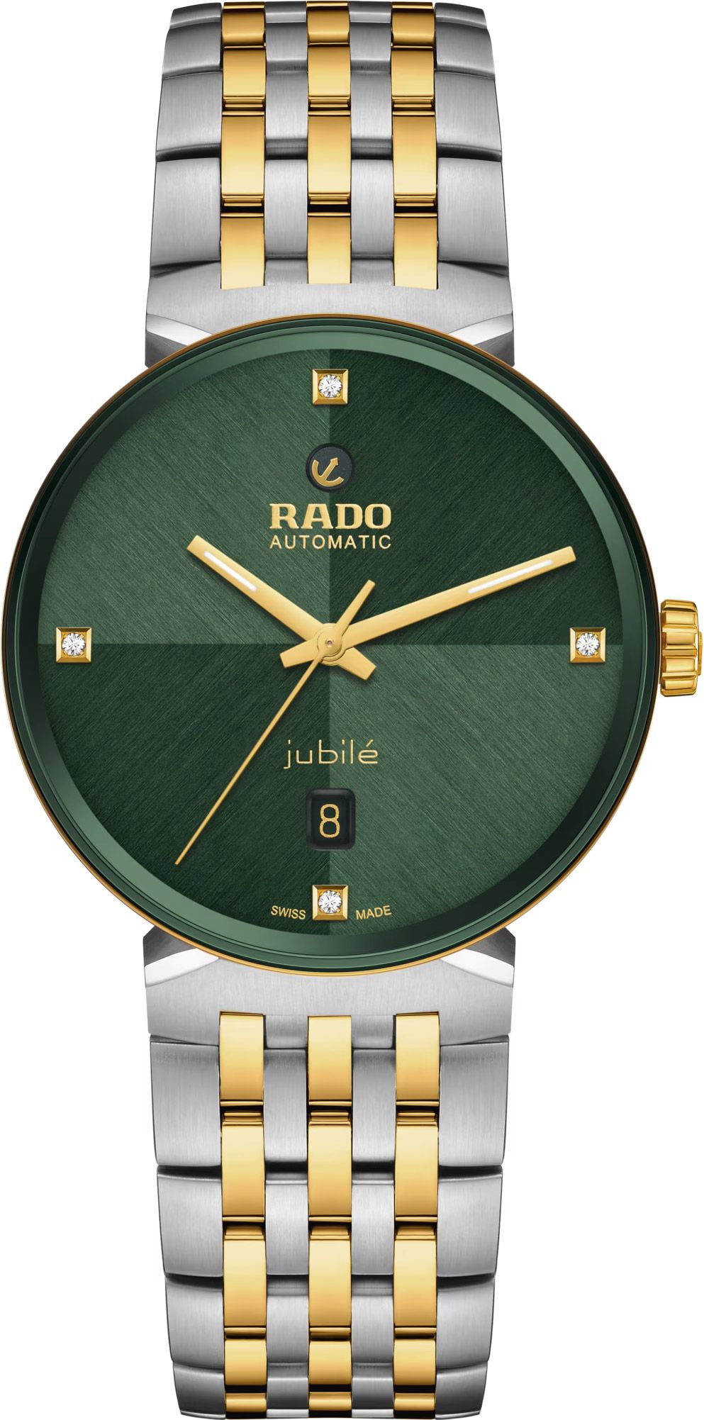 Rado Florence Automatic Unisex Watches in Round case & Green Dial R48903723