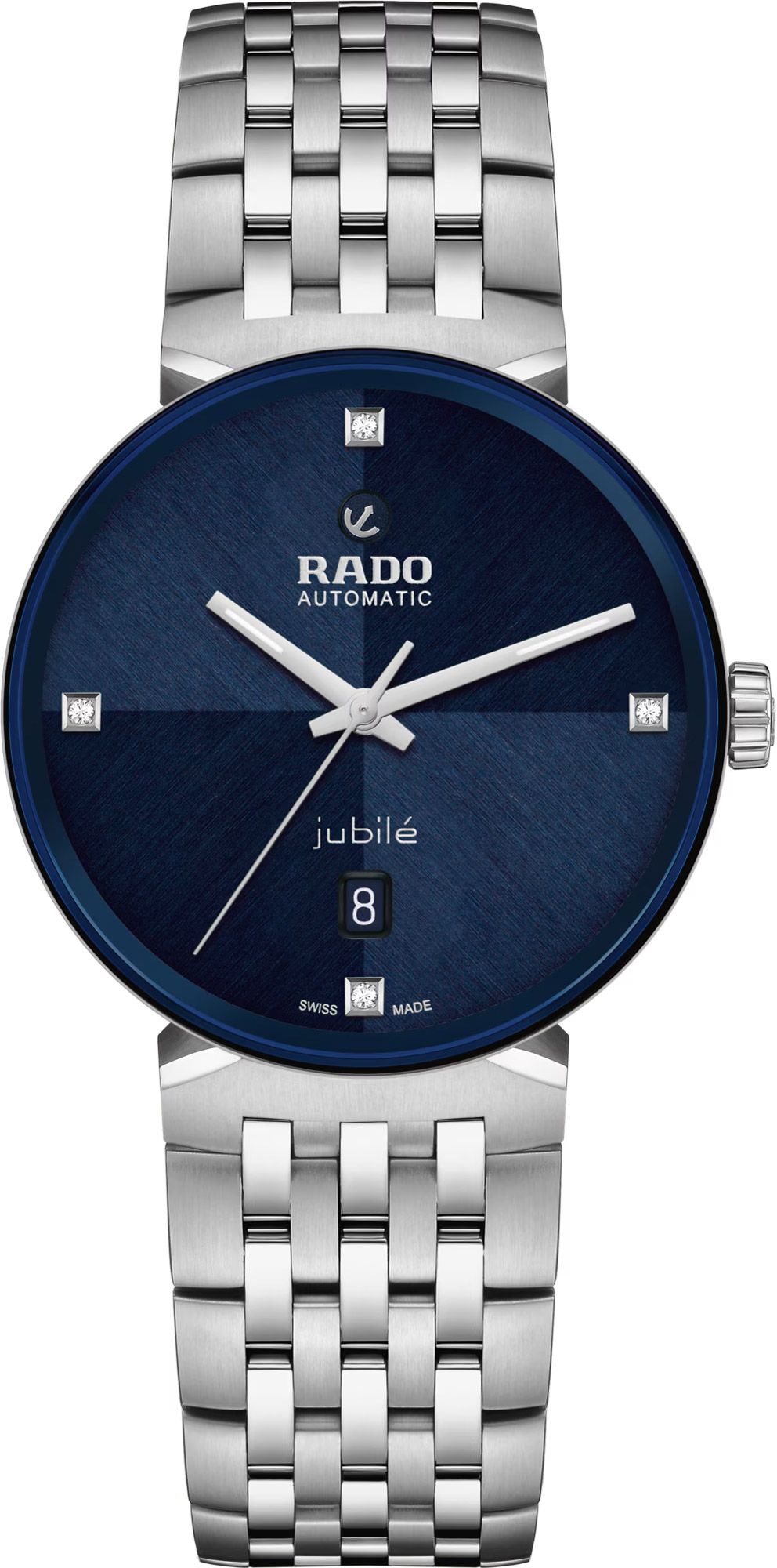 Rado Coupole Automatic Men Watches in Round case & Blue Dial R48903733