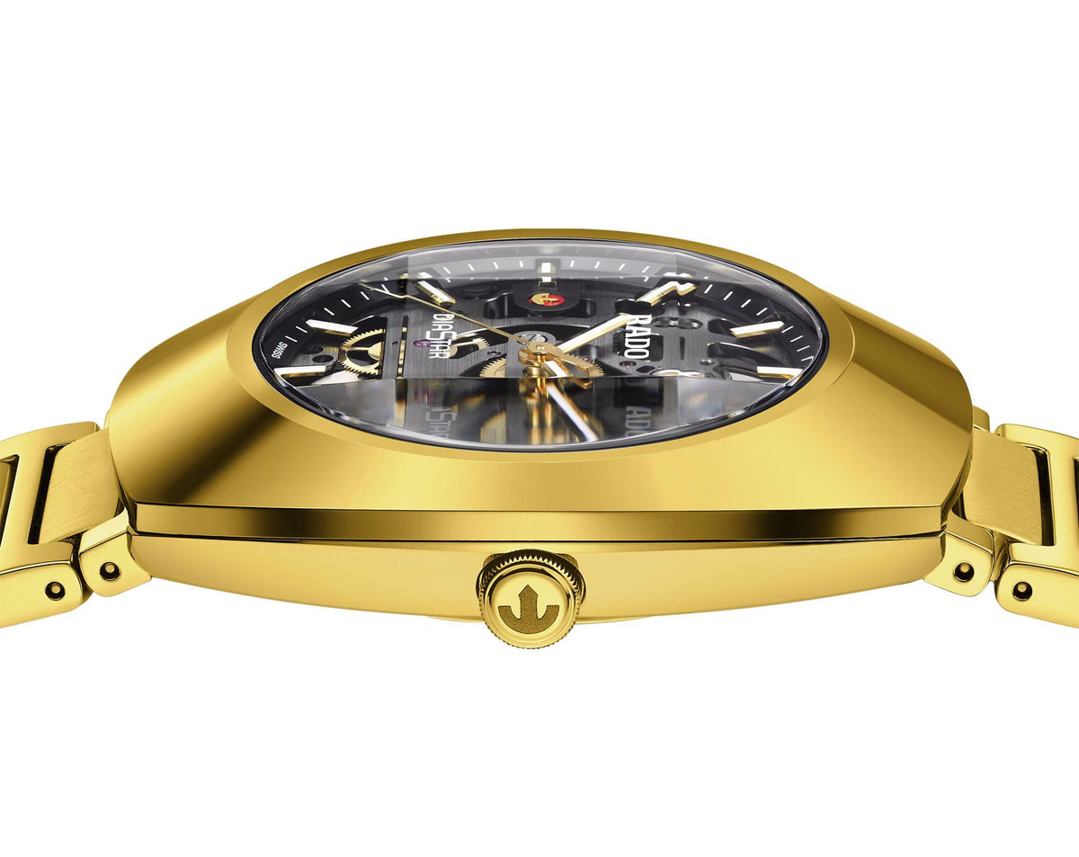 Rado DiaStar Original Automatic Unisex Watches in Oval case & Skeleton Dial R12164153