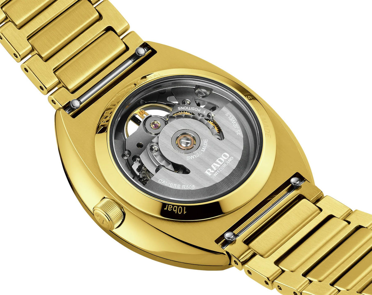 Rado DiaStar Original Automatic Unisex Watches in Oval case & Skeleton Dial R12164153