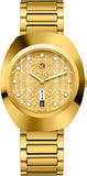 Rado DiaStar Original Automatic Unisex Watches in Oval case & Yellow Dial R12161263