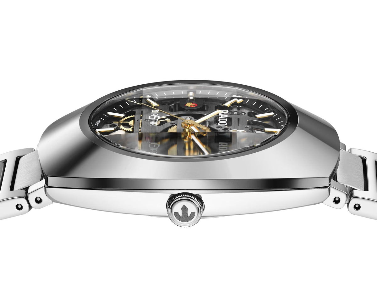 Rado DiaStar Original Automatic Unisex Watches in Oval case & Skeleton Dial R12162153