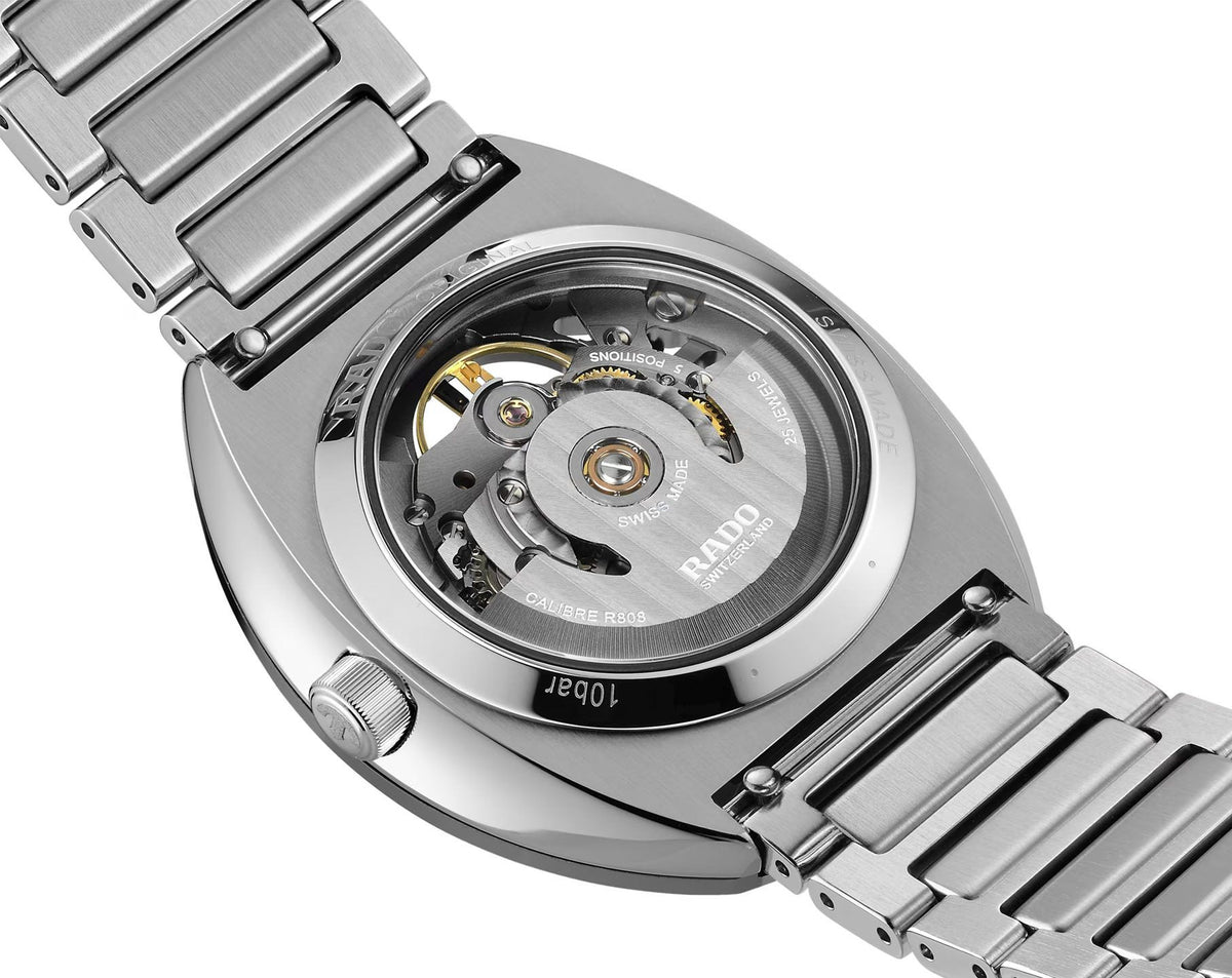 Rado DiaStar Original Automatic Unisex Watches in Oval case & Skeleton Dial R12162153
