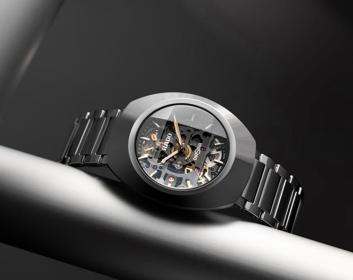 Rado DiaStar Original Automatic Unisex Watches in Oval case & Skeleton Dial R12162153