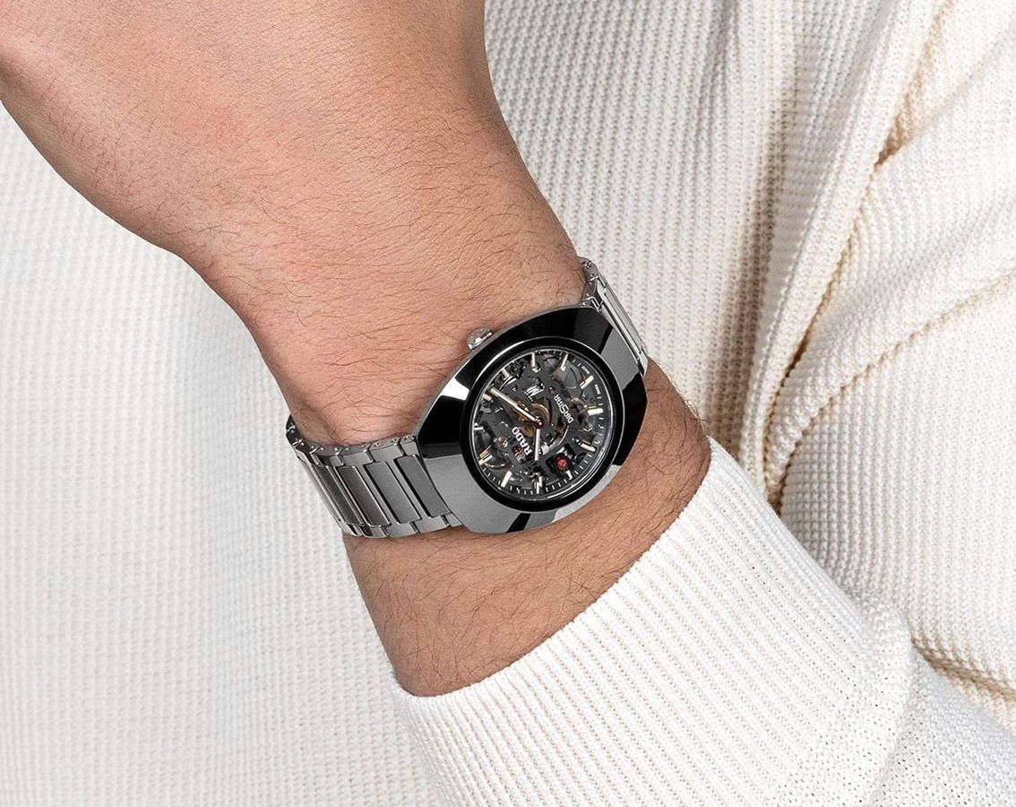 Rado DiaStar Original Automatic Unisex Watches in Oval case & Skeleton Dial R12162153